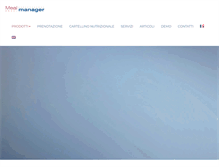 Tablet Screenshot of mealmanager.it
